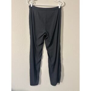 Eileen Fisher 10 petite Gray Linen Blend Size Zip Pants